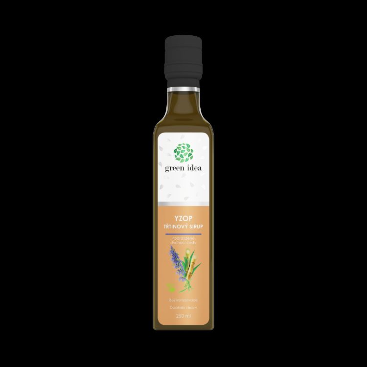 Obrázok z Yzopový sirup - trstinový 250 ml - Green idea