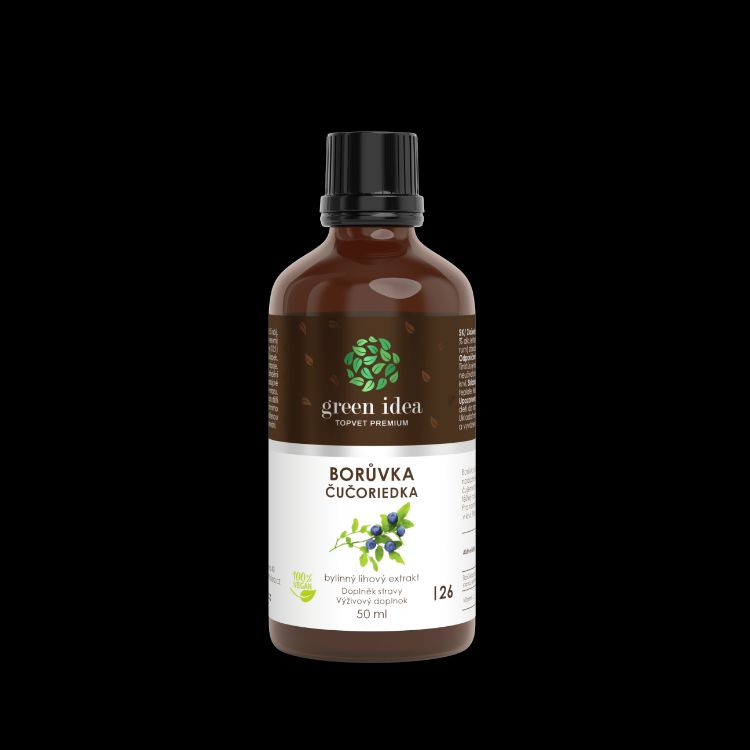 Obrázok z Čučoriedková tinktúra - kvapky 50 ml - Green idea