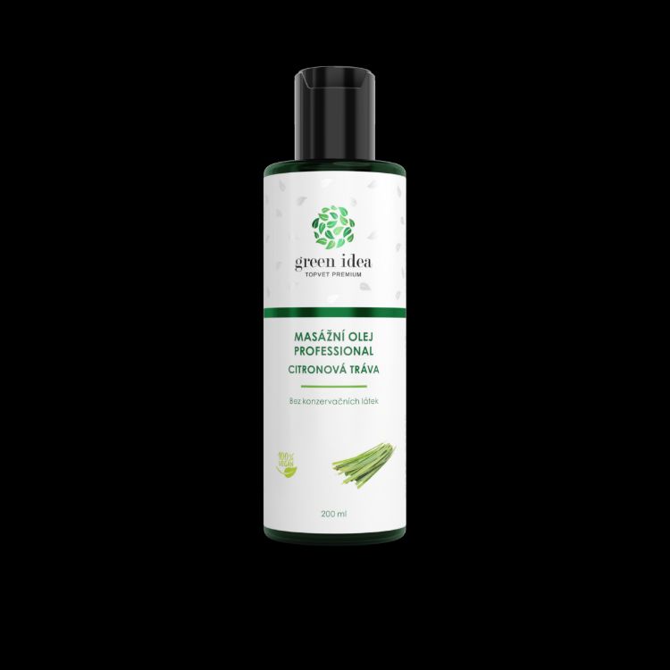 Obrázok z Citrónová tráva masážny olej 200 ml - Green idea