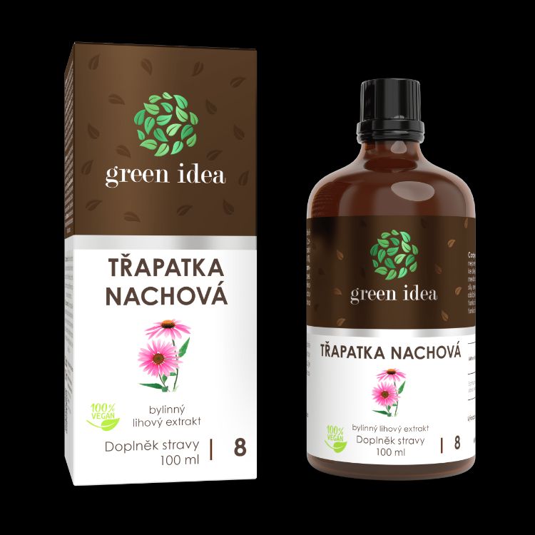 Obrázok z Echinacea tinktúra - kvapky 100 ml - Green idea