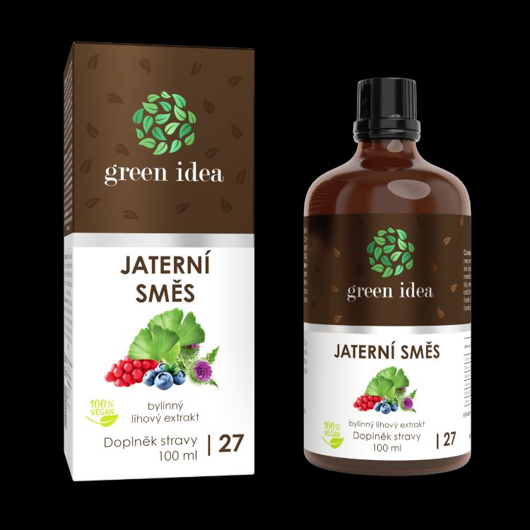 Obrázok z Jaterná zmes (kvapky HEPAMIX) tinktúra - kvapky 100 ml - Green idea