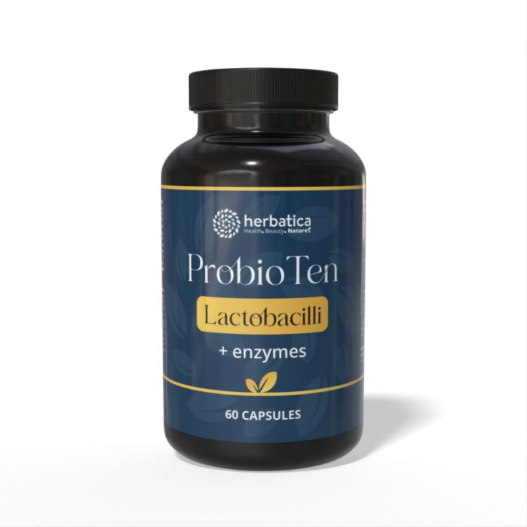 Obrázok z ProBio Laktobacily 10 & Enzýmy - 60 kapsúl - Herbatica