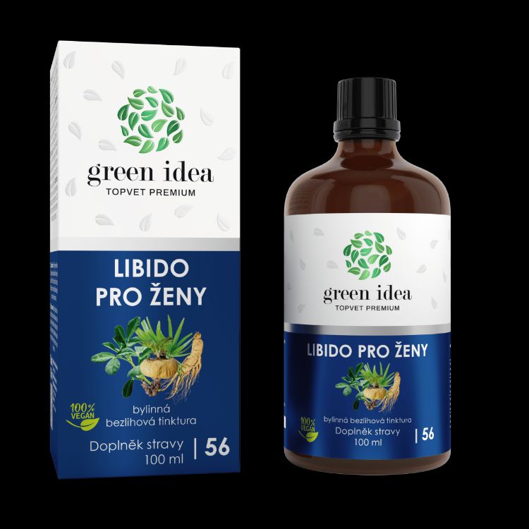 Obrázok z Libido pre ženy - bezalkoholová tinktúra 100 ml - Green idea