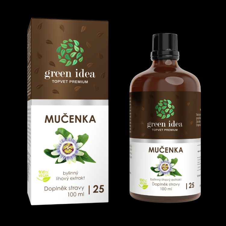 Obrázok z Mučenka tinktúra – kvapky 100 ml – Green idea