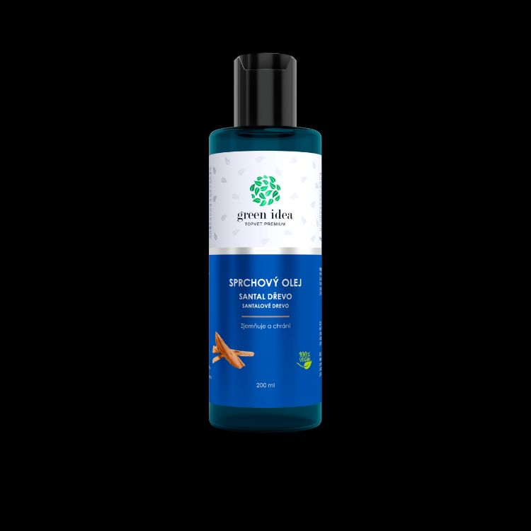 Obrázok z Sprchový olej - santalové drevo 200 ml - Green idea