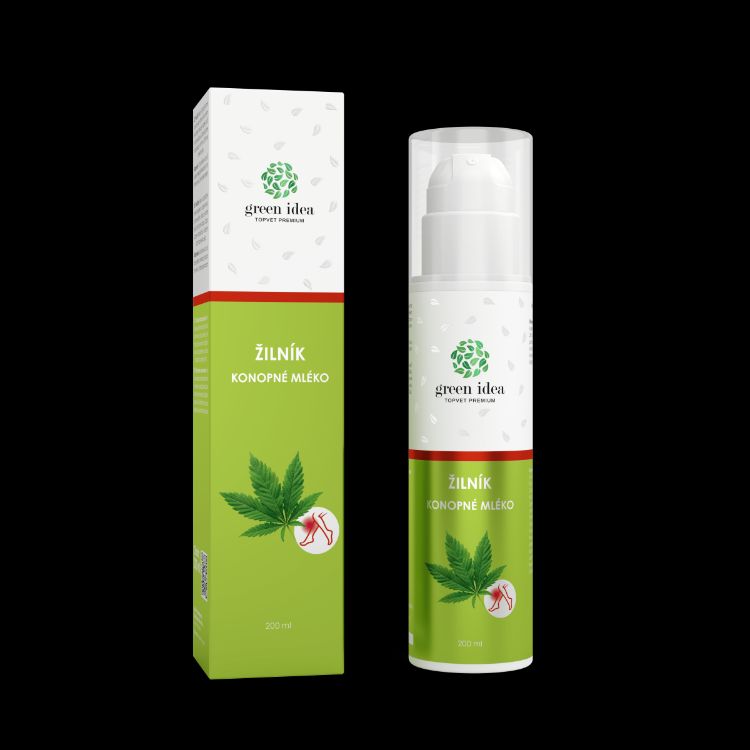 Obrázok z Žilník - konopné mlieko 200 ml - Green idea