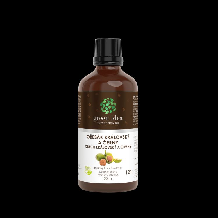 Obrázok z Orech kráľovský tinktúra – kvapky 50 ml – Green idea