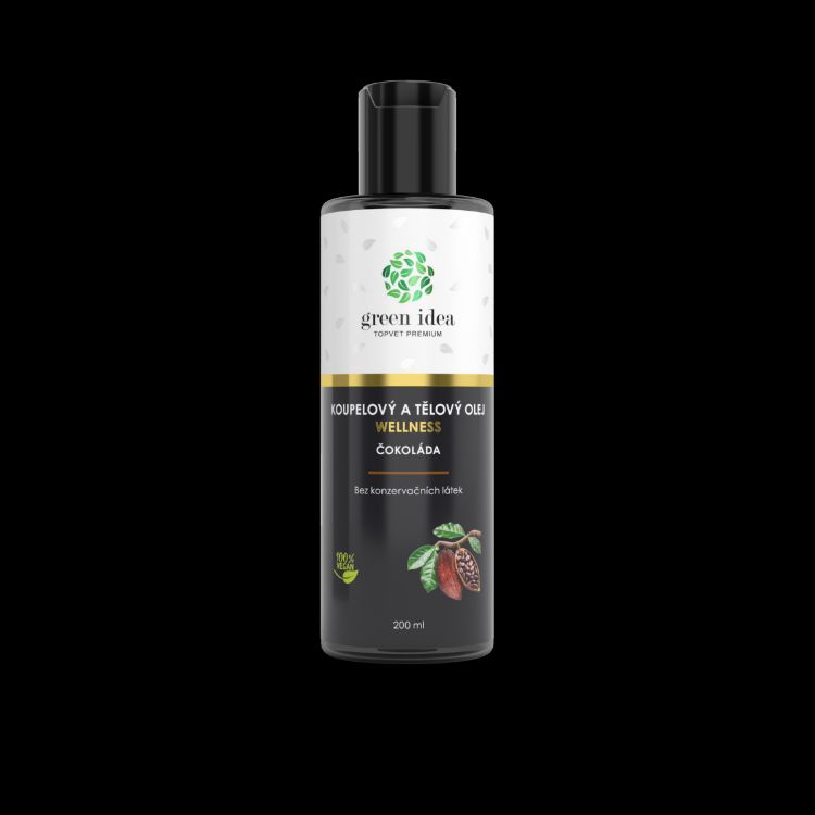 Obrázok z Čokoláda – kúpeľový a telový olej 200 ml – Green idea