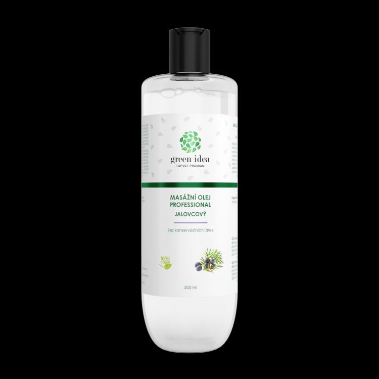 Obrázok z Jalovcový masážny olej 500 ml – Green idea