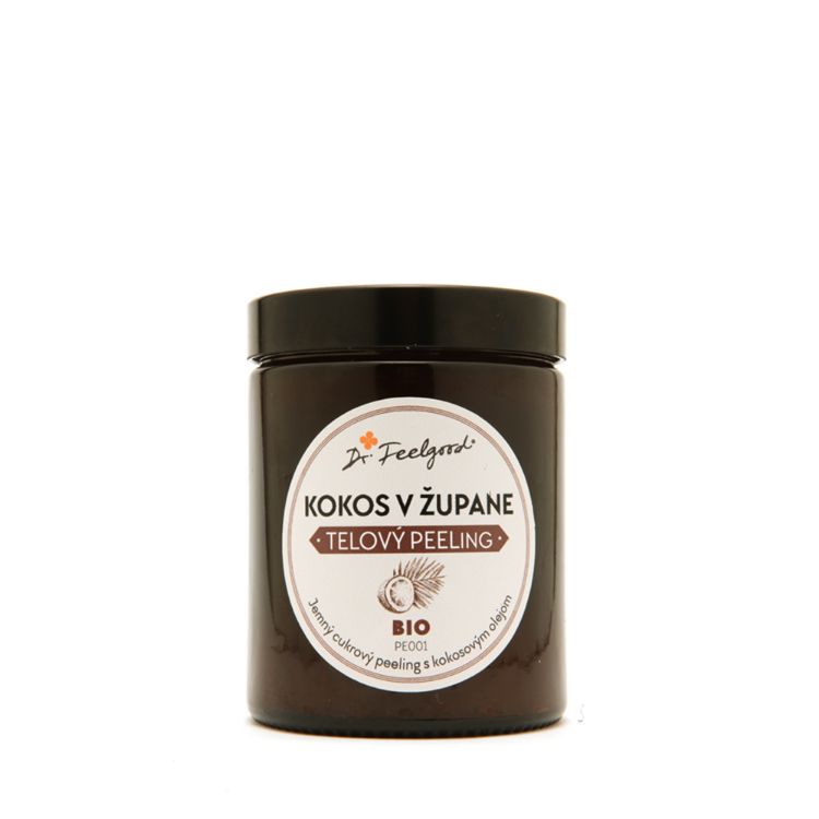 Obrázok z BIO telový peeling KOKOS v ŽUPANE - 180 ml - Dr. Feelgood