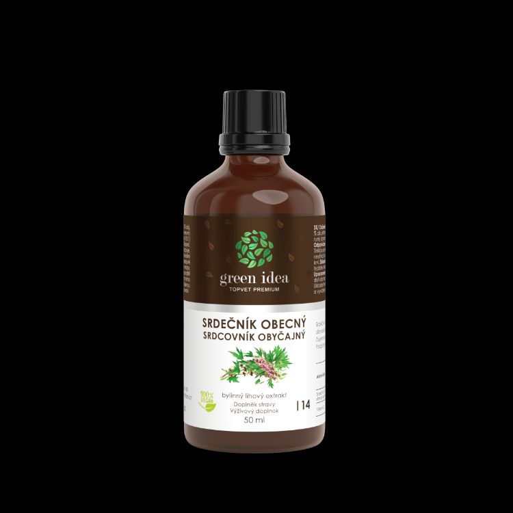 Obrázok z Srdcovník obyčajný – tinktúra (kvapky) 50 ml – Green idea