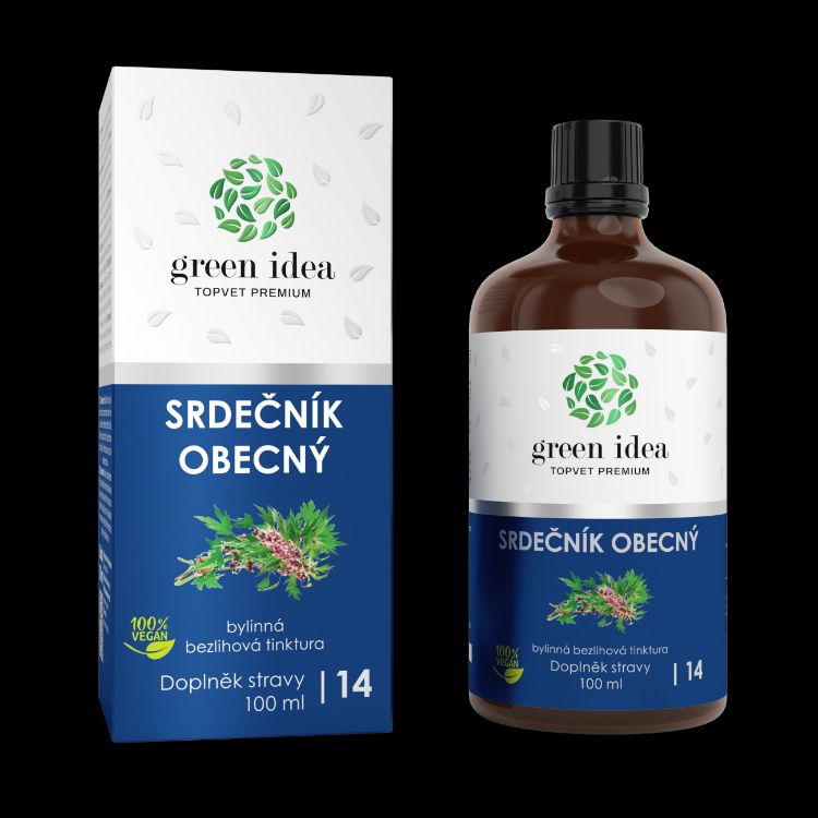 Obrázok z Srdcovník - bezliehová tinktúra 100 ml - Green idea