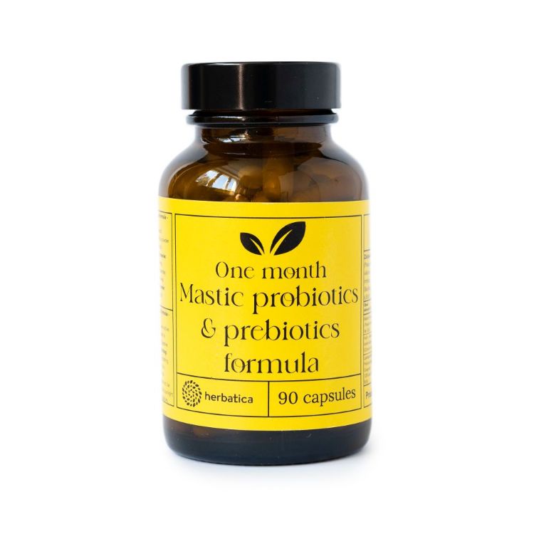 Obrázok z Masticha PROBIOTICS & PREBIOTICS - 90 kapsúl - Herbatica