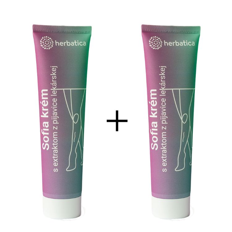 Obrázok z Zvýhodnené dvojbalenie: 2 x Sofia krém na kŕčové žily s extraktom z pijavice lekárskej - 150 ml - Herbatica