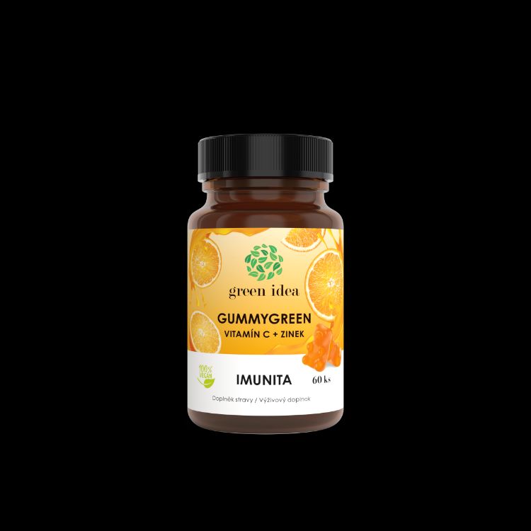 Obrázok z Gummygreen - Vitamín C + zinok 60 ks - Green idea