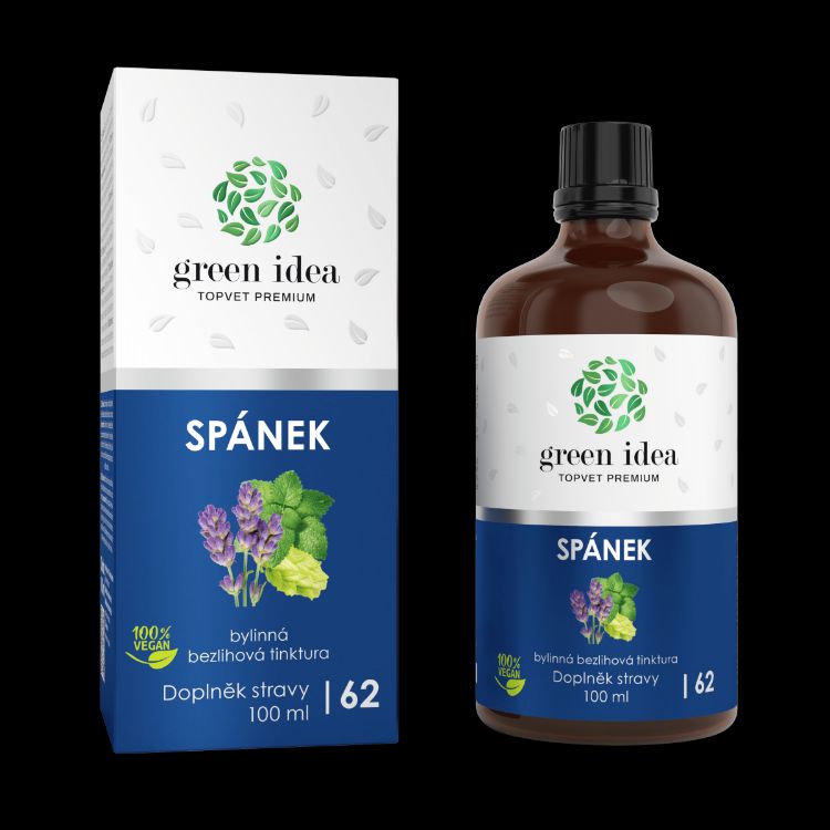 Obrázok z Spánok - bezliehová tinktúra 100 ml - Green idea
