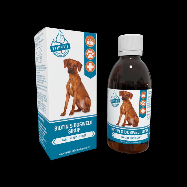 Obrázok z Sirup Biotin s boswelia pre psov 200 ml - Green idea