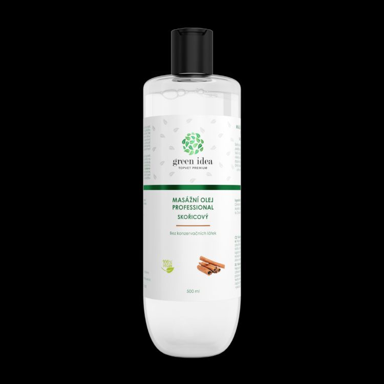 Obrázok z Škoricový masážny olej 500 ml – Green idea