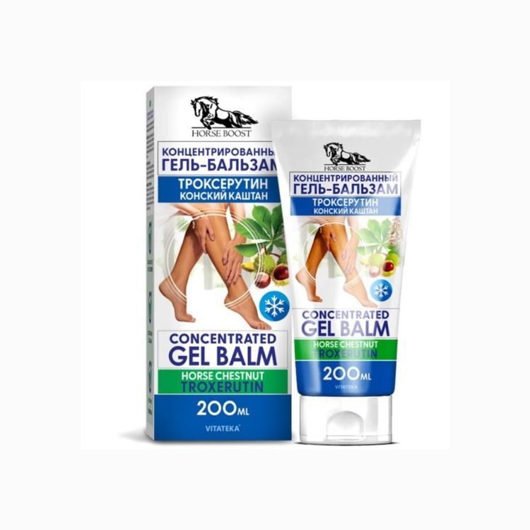 Obrázok z Gélový balzam na nohy Troxerutin s pagaštanom konským - 200 ml - Vitateka