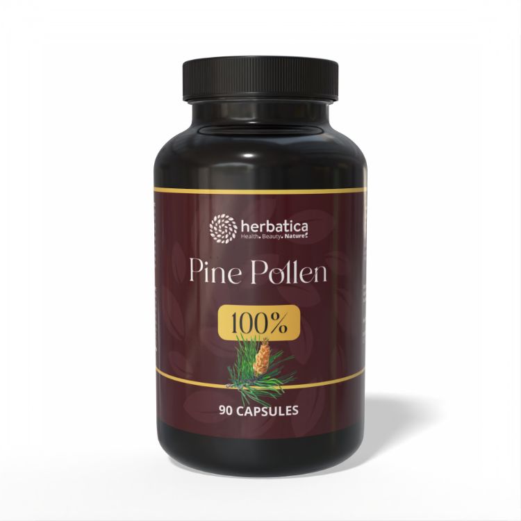 Obrázok z 100% Borovicový peľ - 90 kapsúl - Herbatica