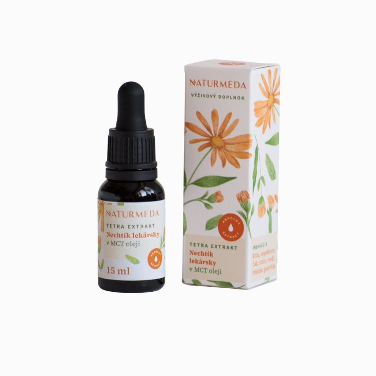 Obrázok z Nechtík lekársky – Tetra bylinný extrakt – 15 ml – Naturmeda
