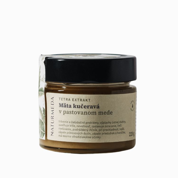 Obrázok z Terapeutický med s mätou kučeravou - 220g - Naturmeda