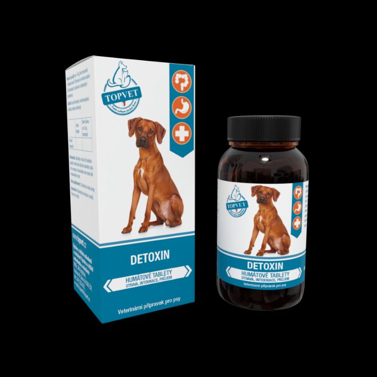 Obrázok z Humátové tablety Detoxin pre psy 90 ks - Green idea
