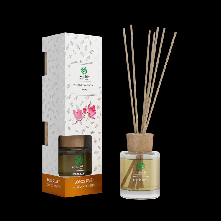 Obrázok z Ratanové vonné tyčinky Lotosový kvet 100 ml - Green idea
