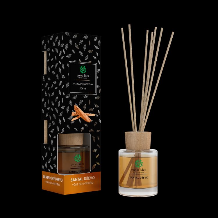 Obrázok z Ratanové vonné tyčinky Santalové drevo 100 ml - Green idea