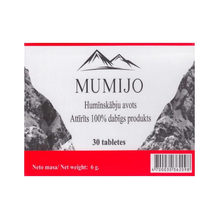 Obrázok z Altajské mumio Shilajit - 30 tabliet - BIOVIT LLC