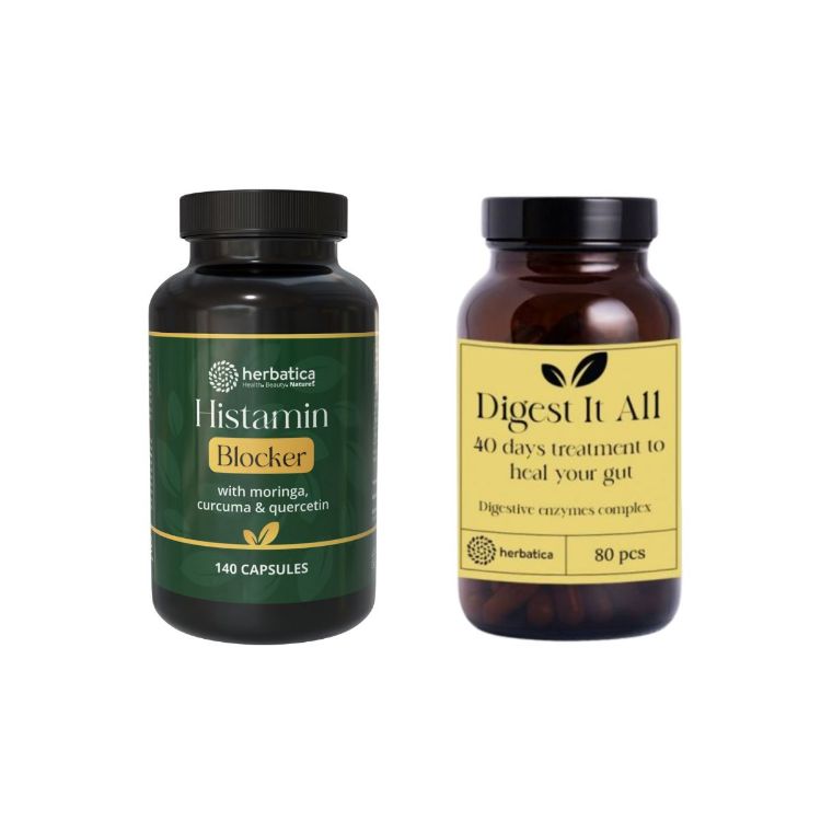 Obrázok z Herbatica Zvýhodnený set: Silné kombo na boj s histamínovou intoleranciou-Herbatica