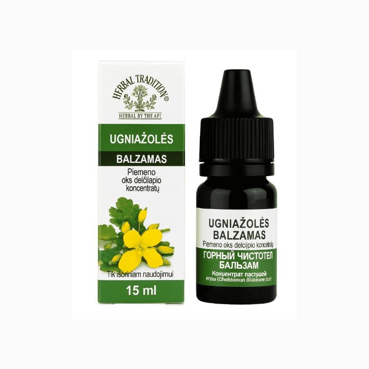 Obrázok z Horský lastovičník - kozmetický prípravok na bradavice - 15 ml - Herbal Traditions