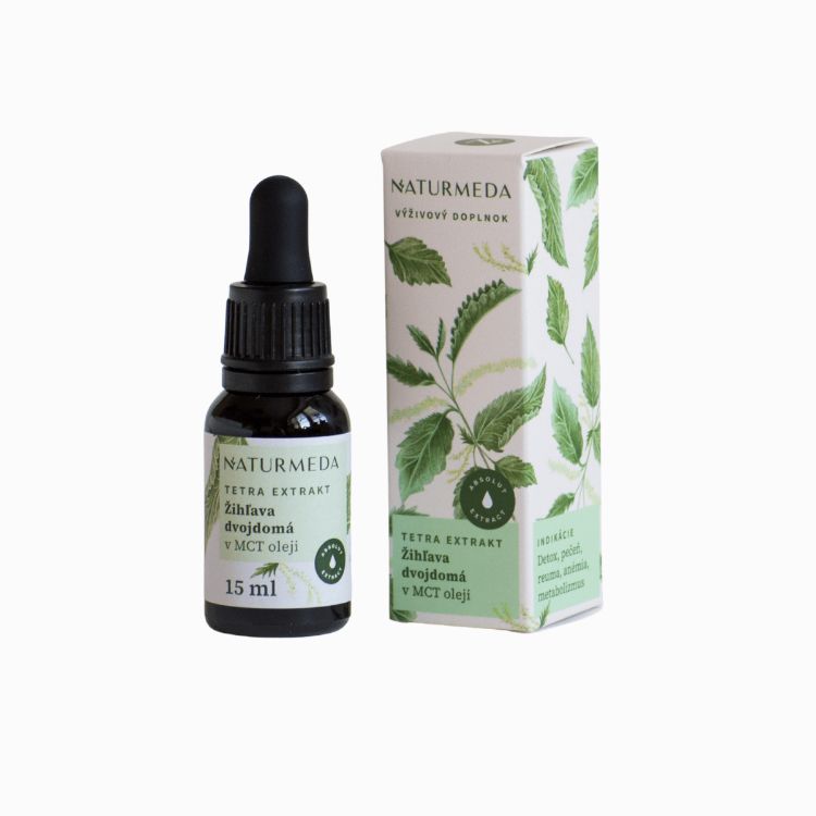 Obrázok z Žihľava dvojdomá – Tetra bylinný extrakt – 15 ml – Naturmeda