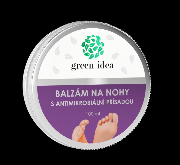 Obrázok z Balzam na nohy s antimikrobiálnou prísadou – 100 ml – Green idea
