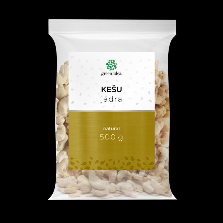 Obrázok z Kešu jadrá natural 500 g - Green idea