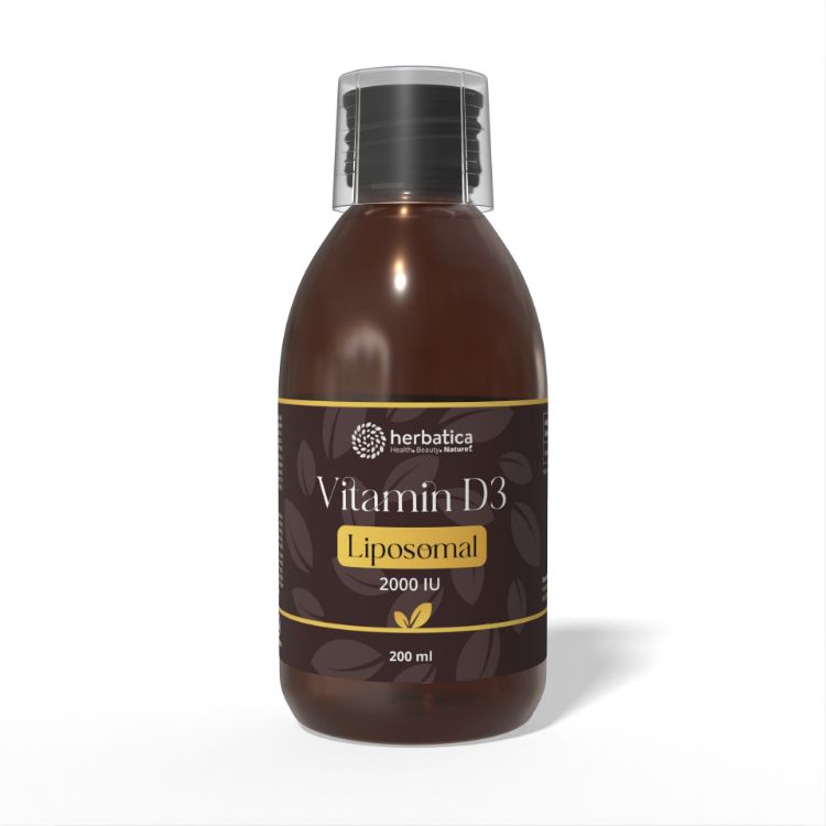 Obrázok z Lipozomálny Vitamín D3 2000IU - 200 ml - Herbatica