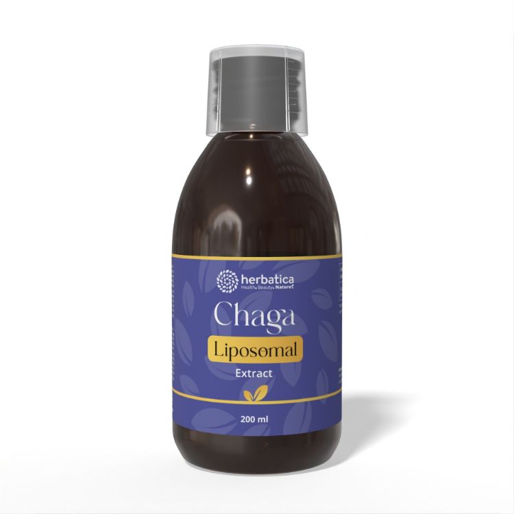 Obrázok z Lipozomálny extrakt Chaga  (40% polysacharidy) - 200 ml - Herbatica
