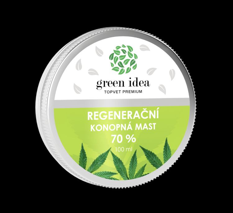 Obrázok z Konopná regeneračná masť 70 % 100 ml - Green idea