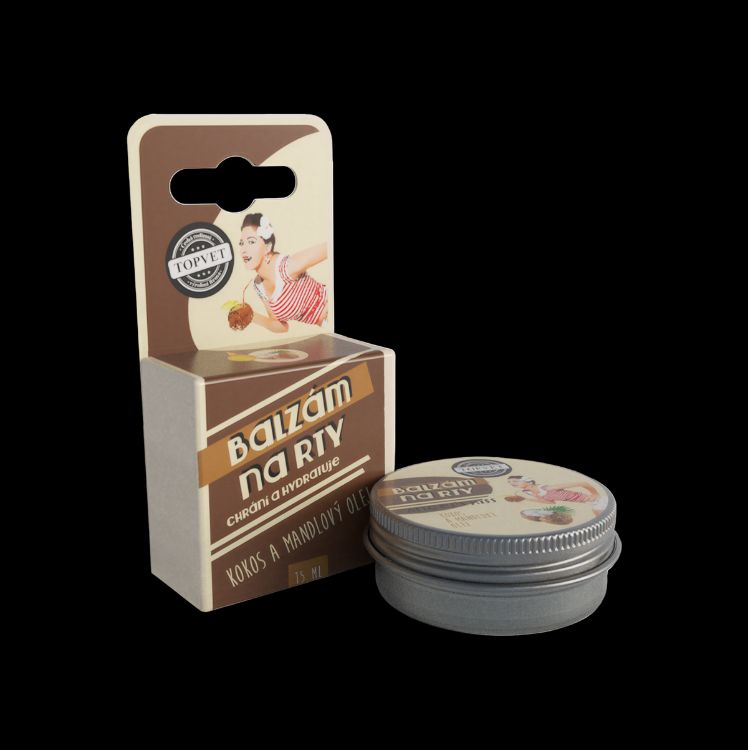 Obrázok z Balzam na pery - kokosový a mandľový olej 15 ml – Green idea