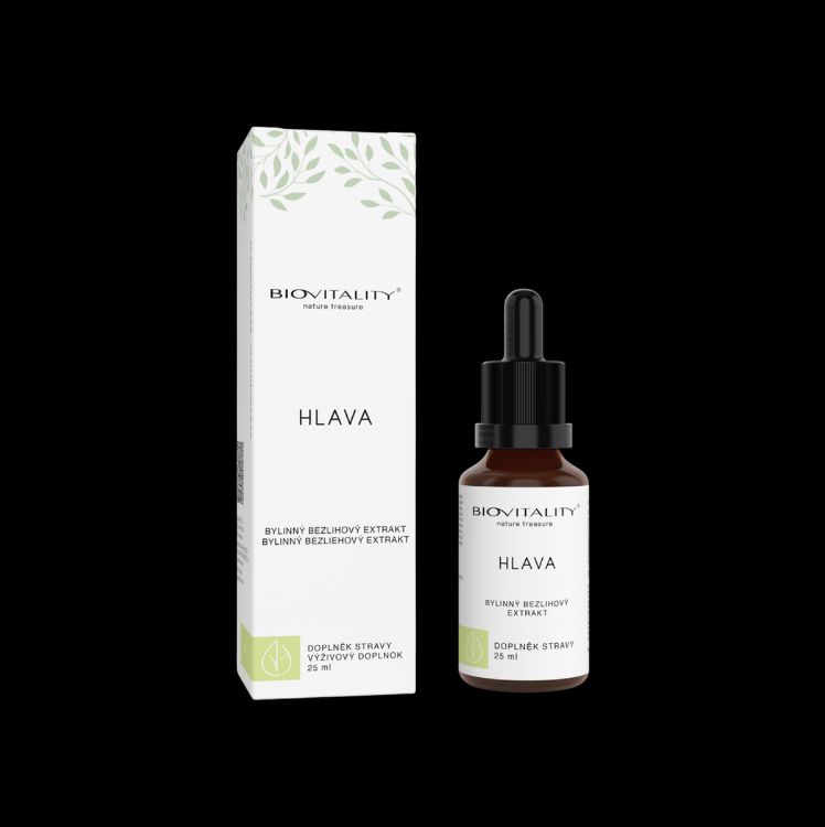 Obrázok z Hlava bezalkoholová tinktúra – kvapky 25 ml – Green idea