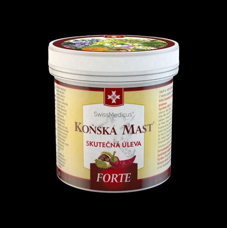 Obrázok z Konská masť forte hrejivá 250 ml – Green idea