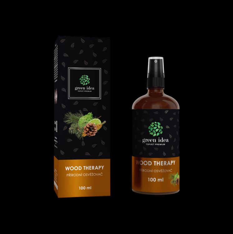 Obrázok z WOOD THERAPY – prírodný osviežovač vzduchu – 100 ml – Green idea