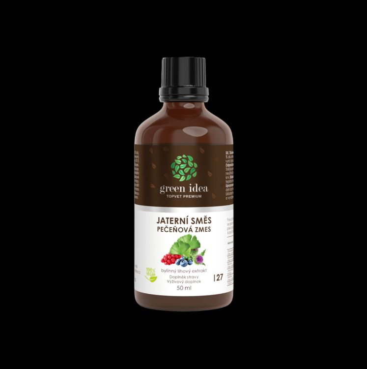 Obrázok z Pečeňová zmes (HEPAMIX) tinktúra – kvapky 50 ml – Green idea