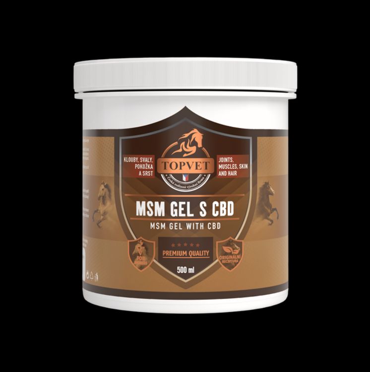 Obrázok z MSM gél s CBD – 500 ml – Green idea