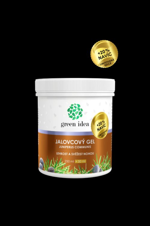 Obrázok z Masážny gél borievka – limitovaná edícia +20 % NAVYŠE 300 ml – Green idea