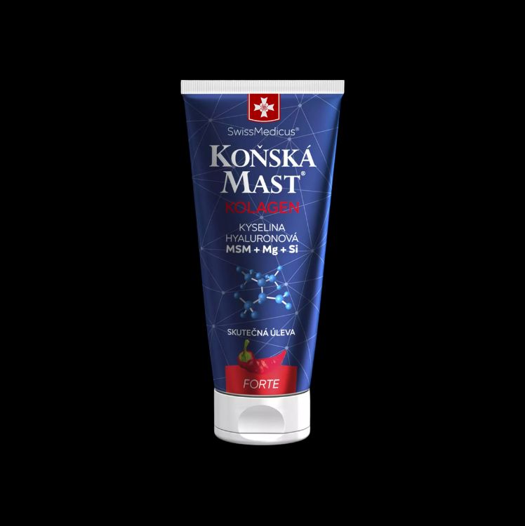 Obrázok z Konská masť s kolagénom forte hrejivá 200 ml – Green idea