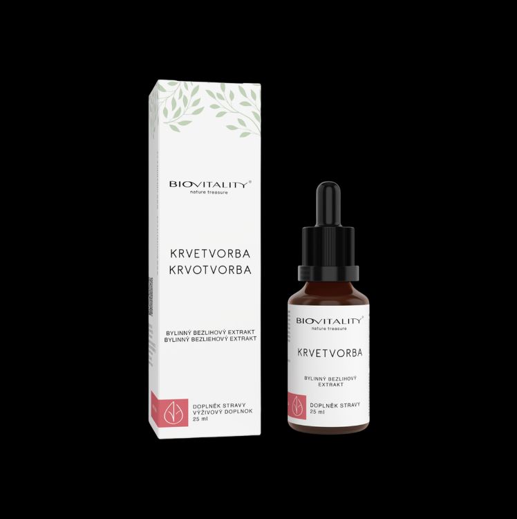 Obrázok z Krvotvorba – bezalkoholová tinktúra – kvapky 25 ml – Green idea