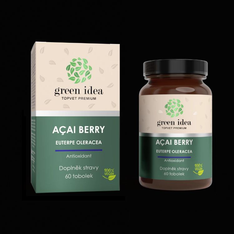 Obrázok z Acai berry – bylinný extrakt 60 kapsúl – Green idea