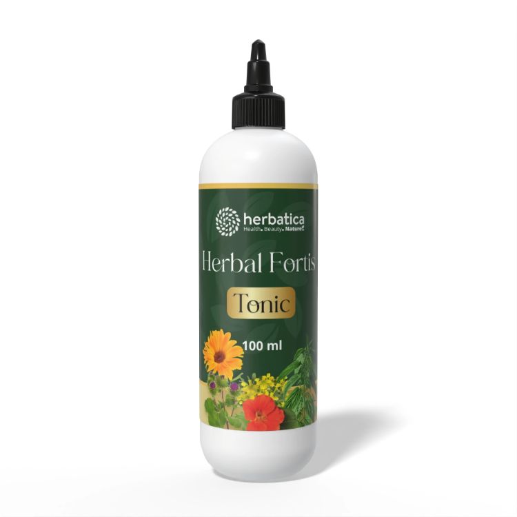 Obrázok z Herbal Fortis Tonic – intenzívne bylinné tonikum na posilnenie vlasov – 100 ml - Herbatica