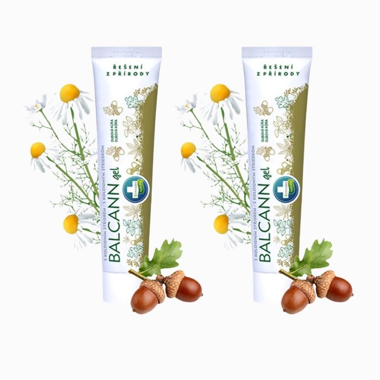 Obrázok z Zvýhodnený set: 2x BALCANN gél s dubovou kôrou na hemoroidy, praskliny - 75 ml - Annabis